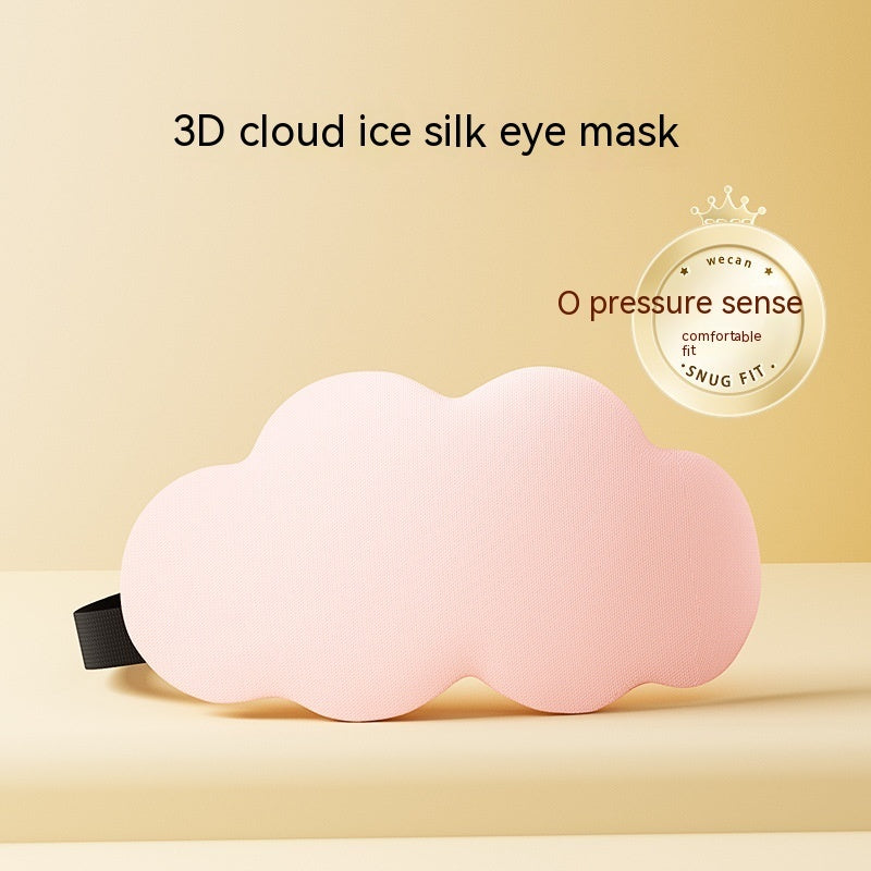 Noble Cloud Sleep Mask — Peach Pink · Winged