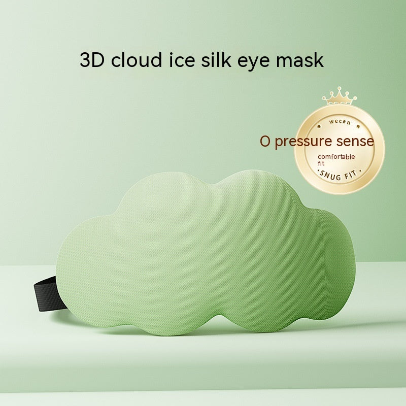 Noble Cloud Sleep Mask — Apple Green · Winged