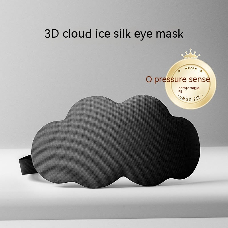 Noble Cloud Sleep Mask — Charcoal · Winged
